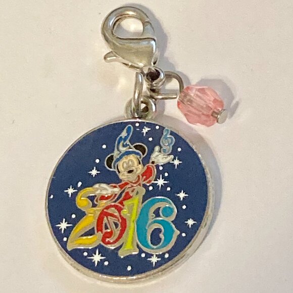 Disney Mickey Mouse Sorcerers Apprentice Clip On Charm Bag Zipper Pull 2016 - Picture 5 of 9